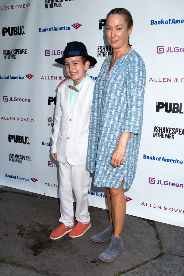 Elizabeth Marvel and son Photo