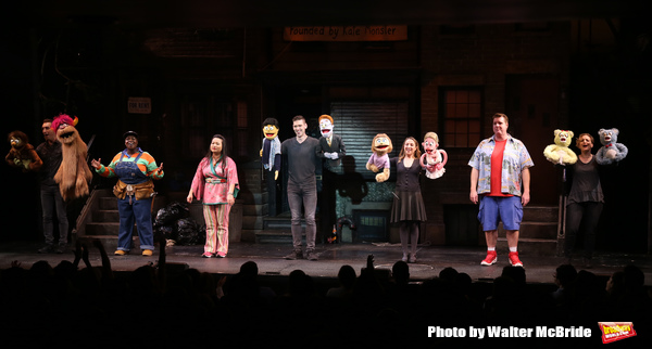 Photo Coverage: The Cast of AVENUE Q Takes Their Bows at the 15th Anniversary Performance Image
