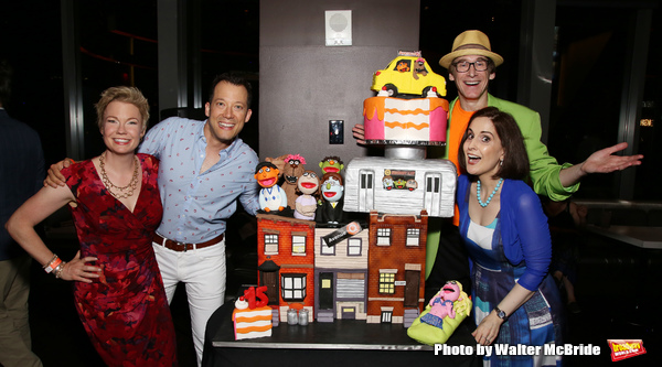 Photo Coverage: AVENUE Q Celebrates 15th Anniversary With Cake Before The Show Image
