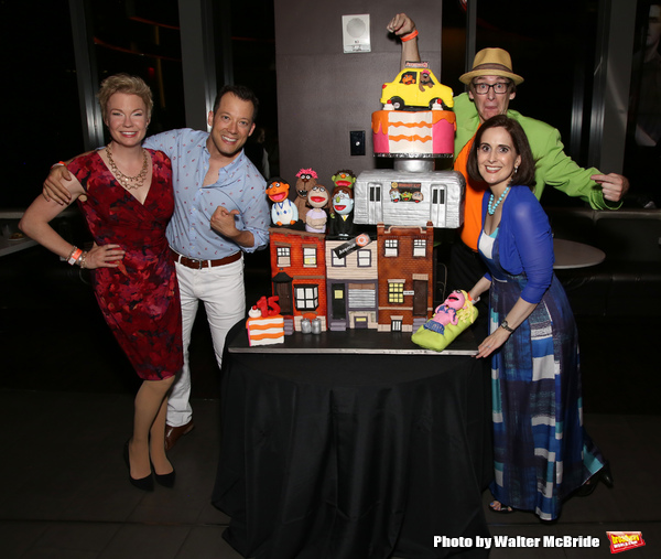 Photo Coverage: AVENUE Q Celebrates 15th Anniversary With Cake Before The Show Image