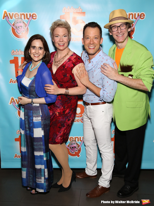 Photo Coverage: AVENUE Q Celebrates 15th Anniversary With Cake Before The Show Image