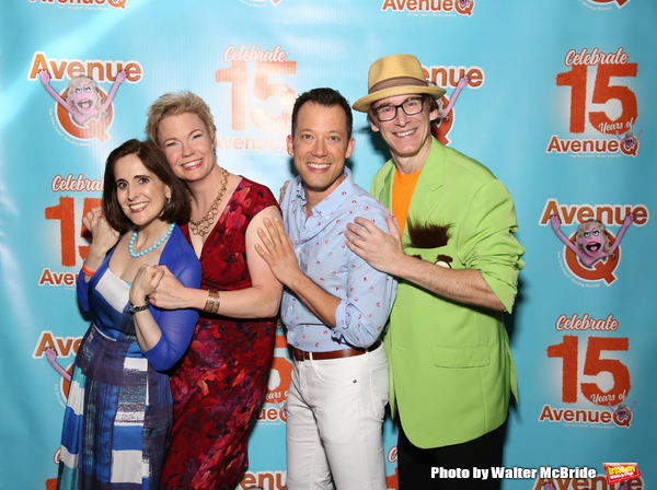 Photo Coverage: AVENUE Q Celebrates 15th Anniversary With Cake Before The Show Image