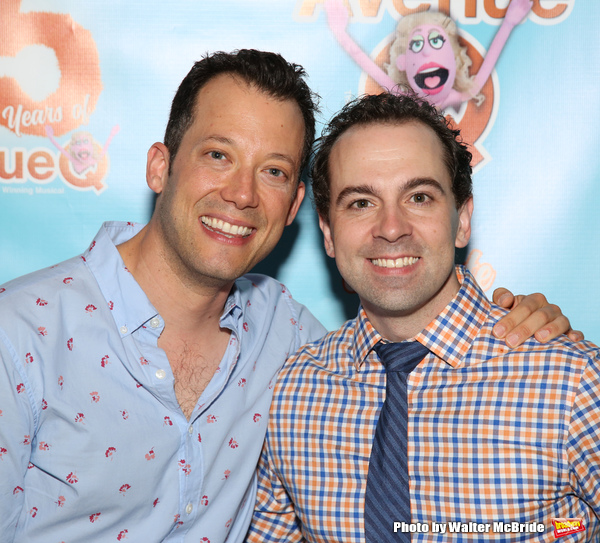 Photo Coverage: AVENUE Q Celebrates 15th Anniversary With Cake Before The Show Image