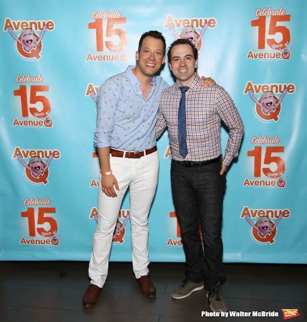 Photo Coverage: AVENUE Q Celebrates 15th Anniversary With Cake Before The Show Image