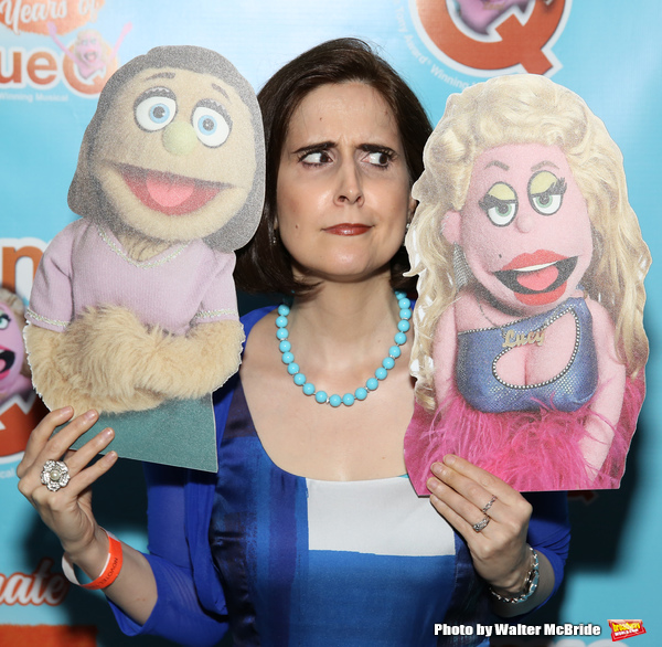 Photo Coverage: AVENUE Q Celebrates 15th Anniversary With Cake Before The Show Image