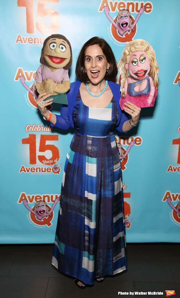 Photo Coverage: AVENUE Q Celebrates 15th Anniversary With Cake Before The Show Image