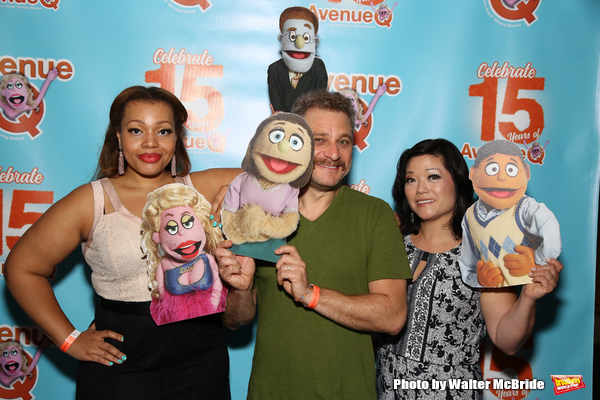Photo Coverage: AVENUE Q Celebrates 15th Anniversary With Cake Before The Show Image
