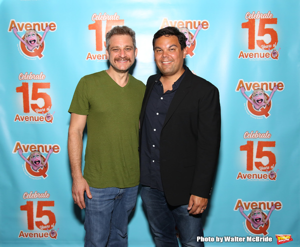 Photo Coverage: AVENUE Q Celebrates 15th Anniversary With Cake Before The Show Image