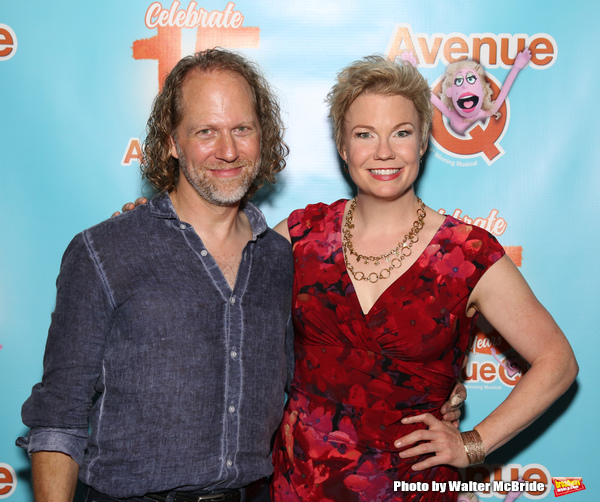 Photo Coverage: AVENUE Q Celebrates 15th Anniversary With Cake Before The Show Image