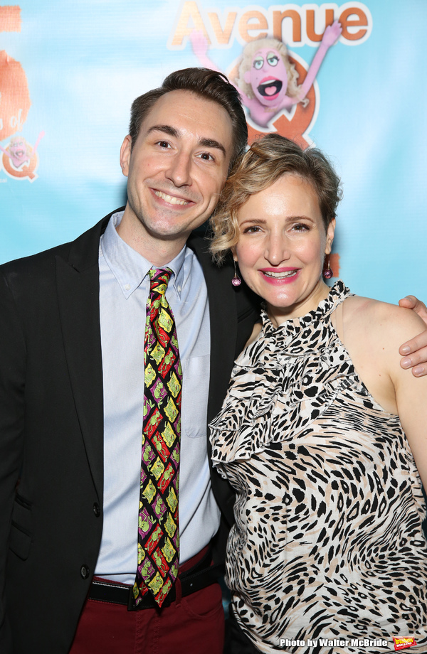 Photo Coverage: AVENUE Q Celebrates 15th Anniversary With Cake Before The Show Image