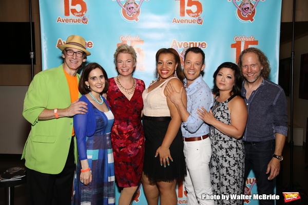 Photo Coverage: AVENUE Q Celebrates 15th Anniversary With Cake Before The Show Image