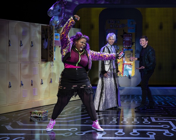 Photo Flash: Get a First Look at Will Roland, George Salazar, Jason Tam, and the Cast of BE MORE CHILL in Action Image