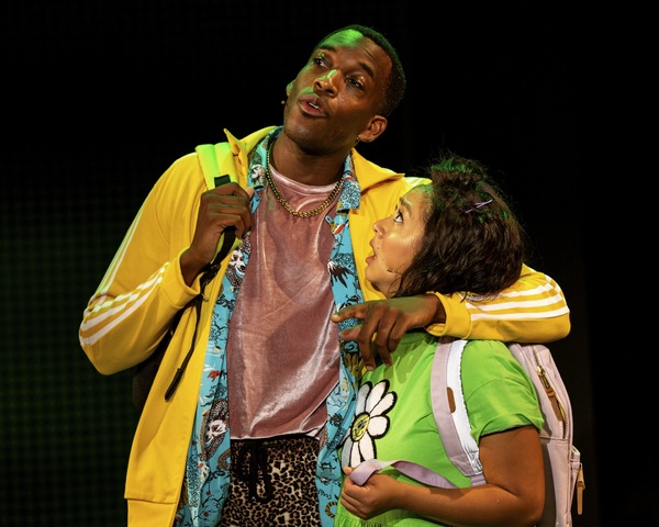 Photo Flash: Get a First Look at Will Roland, George Salazar, Jason Tam, and the Cast of BE MORE CHILL in Action Image