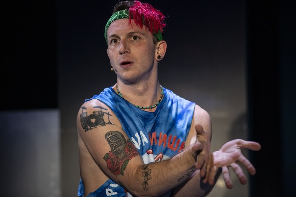 Photo Flash: Get a First Look at Will Roland, George Salazar, Jason Tam, and the Cast of BE MORE CHILL in Action Image