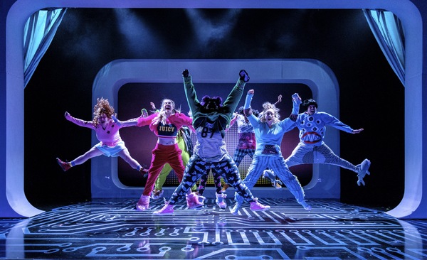 Photo Flash: Get a First Look at Will Roland, George Salazar, Jason Tam, and the Cast of BE MORE CHILL in Action Image