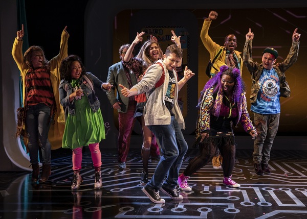 Photo Flash: Get a First Look at Will Roland, George Salazar, Jason Tam, and the Cast of BE MORE CHILL in Action Image