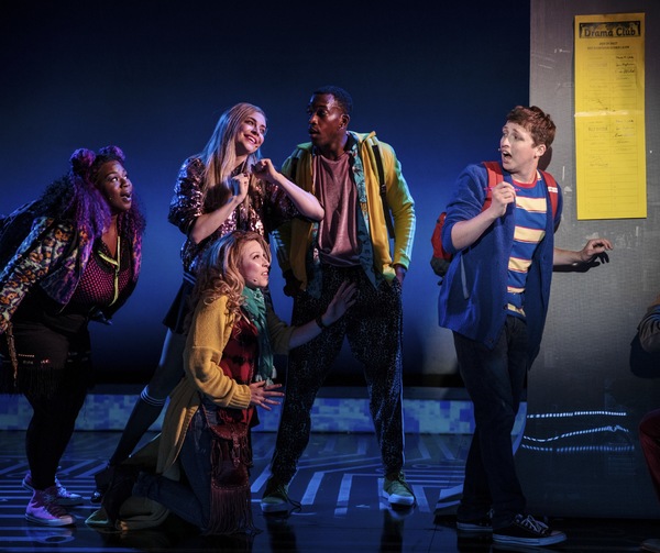 Photo Flash: Get a First Look at Will Roland, George Salazar, Jason Tam, and the Cast of BE MORE CHILL in Action Image