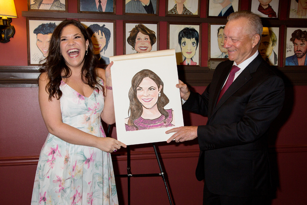 Photo Coverage: An Upstandin' Lady Is She! CAROUSEL's Lindsay Mendez Celebrates New Sardi's Portrait Image