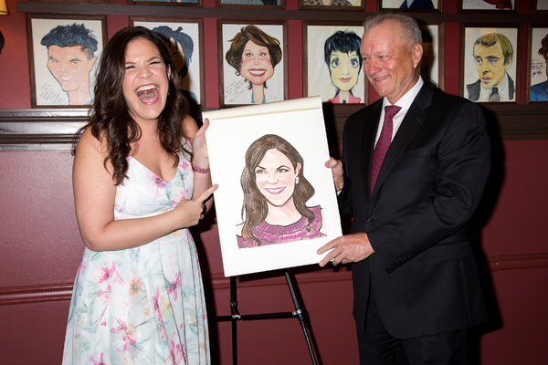 Photo Coverage: An Upstandin' Lady Is She! CAROUSEL's Lindsay Mendez Celebrates New Sardi's Portrait Image