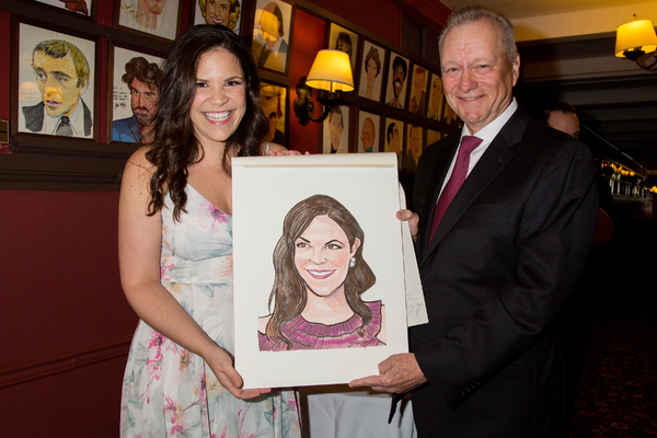 Photo Coverage: An Upstandin' Lady Is She! CAROUSEL's Lindsay Mendez Celebrates New Sardi's Portrait Image