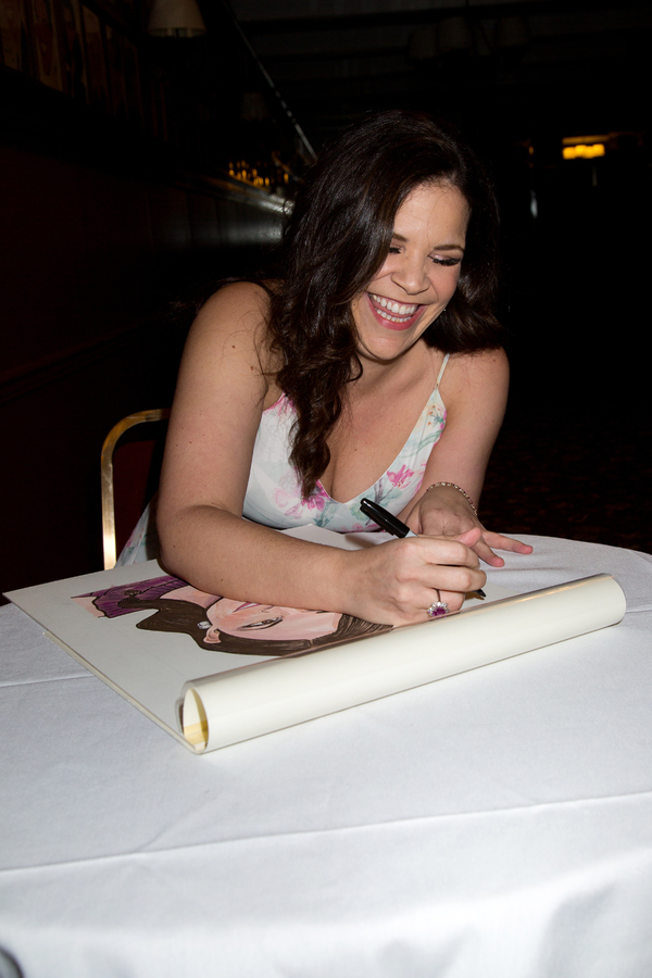 Photo Coverage: An Upstandin' Lady Is She! CAROUSEL's Lindsay Mendez Celebrates New Sardi's Portrait Image