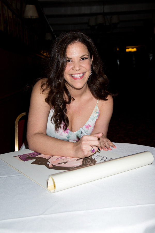 Photo Coverage: An Upstandin' Lady Is She! CAROUSEL's Lindsay Mendez Celebrates New Sardi's Portrait Image