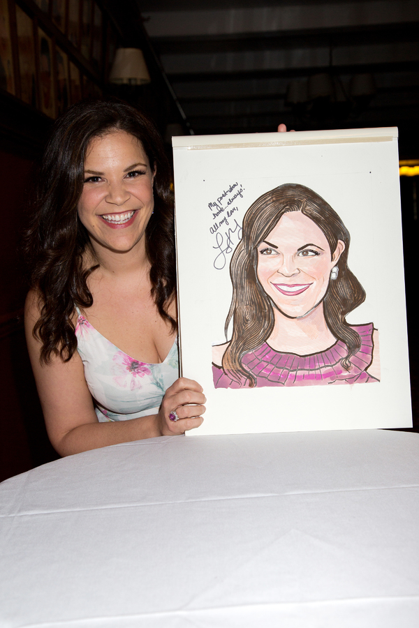 Photo Coverage: An Upstandin' Lady Is She! CAROUSEL's Lindsay Mendez Celebrates New Sardi's Portrait Image