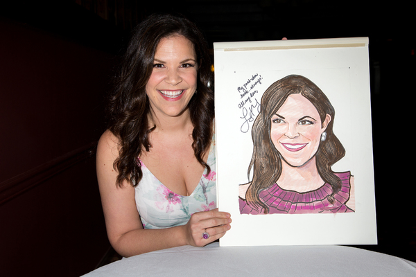 Photo Coverage: An Upstandin' Lady Is She! CAROUSEL's Lindsay Mendez Celebrates New Sardi's Portrait Image