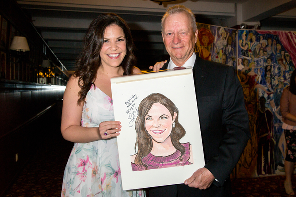 Photo Coverage: An Upstandin' Lady Is She! CAROUSEL's Lindsay Mendez Celebrates New Sardi's Portrait Image
