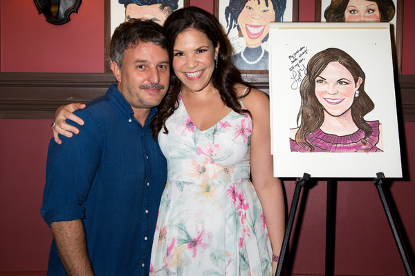 Photo Coverage: An Upstandin' Lady Is She! CAROUSEL's Lindsay Mendez Celebrates New Sardi's Portrait Image