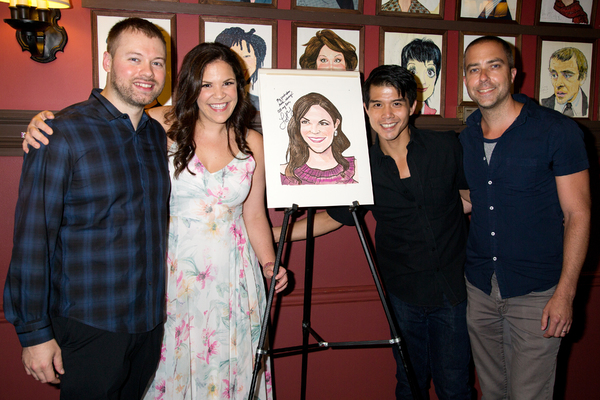 Photo Coverage: An Upstandin' Lady Is She! CAROUSEL's Lindsay Mendez Celebrates New Sardi's Portrait Image