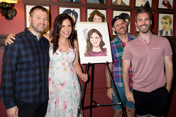 Photo Coverage: An Upstandin' Lady Is She! CAROUSEL's Lindsay Mendez Celebrates New Sardi's Portrait Image