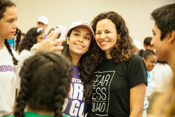 Photo Flash: Mandy Gonzalez Visits the 11th Annual DARE TO GO BEYOND Camp! Image