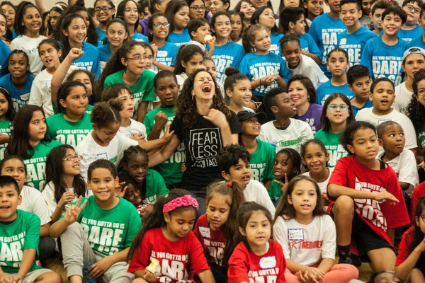 Mandy Gonzalez and Campers Photo