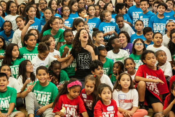 Photo Flash: Mandy Gonzalez Visits the 11th Annual DARE TO GO BEYOND Camp! Image