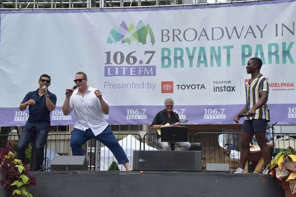 Photo Coverage: Disney Takes Over Broadway In Bryant Park - Performances From FROZEN, THE LION KING, and ALADDIN! 