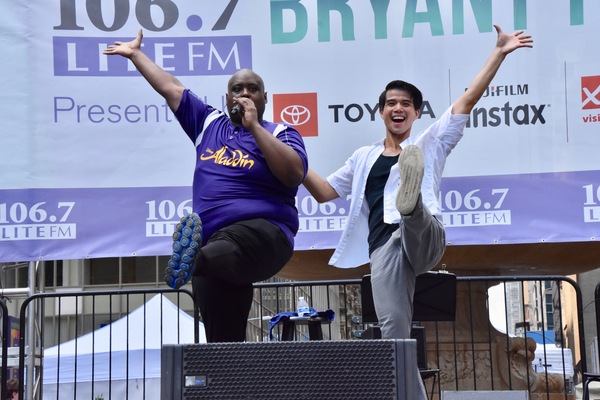 Photo Coverage: Disney Takes Over Broadway In Bryant Park - Performances From FROZEN, THE LION KING, and ALADDIN! Image