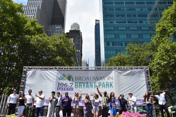 Photo Coverage: Disney Takes Over Broadway In Bryant Park - Performances From FROZEN, THE LION KING, and ALADDIN! Image