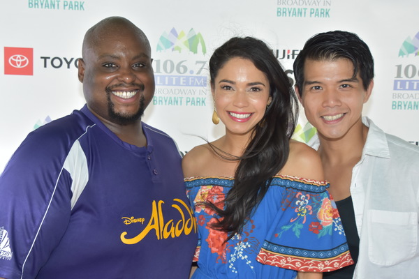 From Aladdin-Major Attaway, Arielle Jacobs and Telly Leung Photo