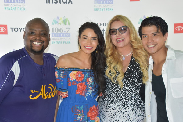Attaway, Arielle Jacobs and Telly Leung are joined by Lite FM's 106.7 Delilah Photo