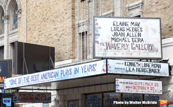 Broadway Theatre Marquee unveiling for Kenneth Lonergan's acclaimed memory play 'The  Photo