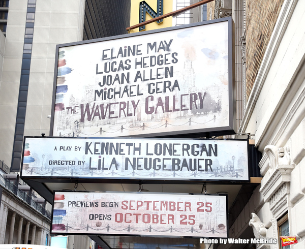 Broadway Theatre Marquee unveiling for Kenneth Lonergan's acclaimed memory play 'The  Photo