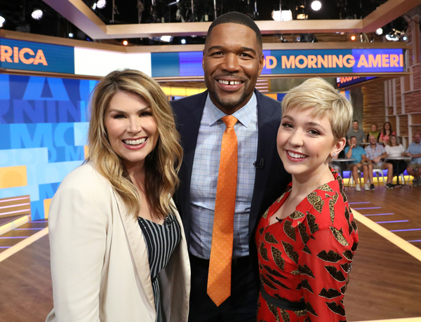 Heidi Blickenstaff, Michael Strahan, and Cozi Zuehlsdorff Photo