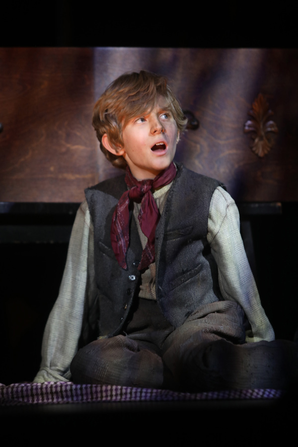 Elijah Rayman (Oliver Twist) in Goodspeed Musicalsâ€™ Oliver! Photo