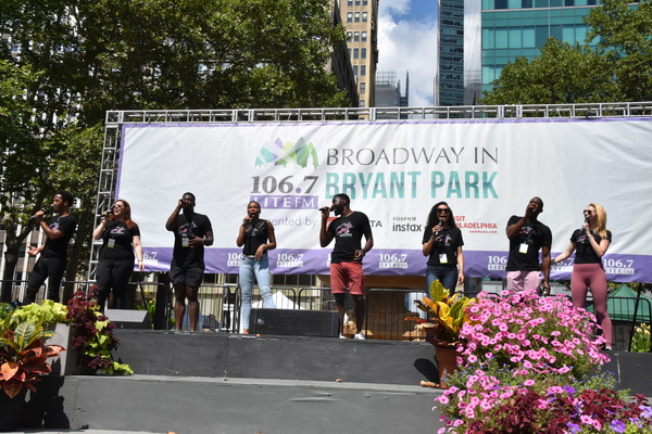 Photo Coverage: SUMMER, ANASTASIA & More Take Over Broadway In Bryant Park! Image