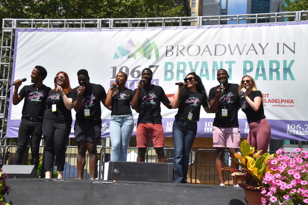Photo Coverage: SUMMER, ANASTASIA & More Take Over Broadway In Bryant Park! Image