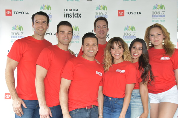 Photo Coverage: SUMMER, ANASTASIA & More Take Over Broadway In Bryant Park! Image