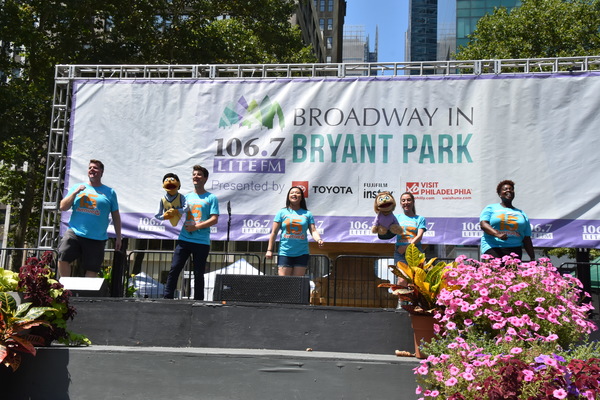 Photo Coverage: SUMMER, ANASTASIA & More Take Over Broadway In Bryant Park! Image