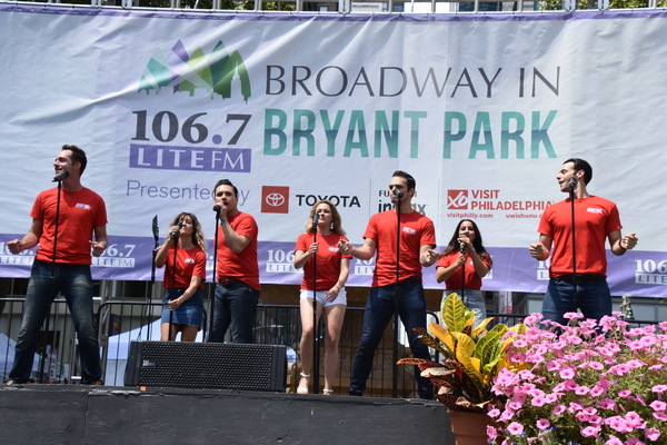 Photo Coverage: SUMMER, ANASTASIA & More Take Over Broadway In Bryant Park! Image