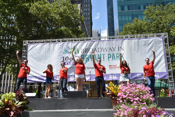 Photo Coverage: SUMMER, ANASTASIA & More Take Over Broadway In Bryant Park! Image